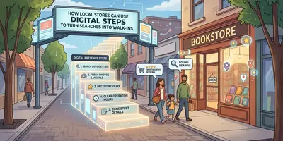 DIGITAL STEPS INFOGRAPHIC